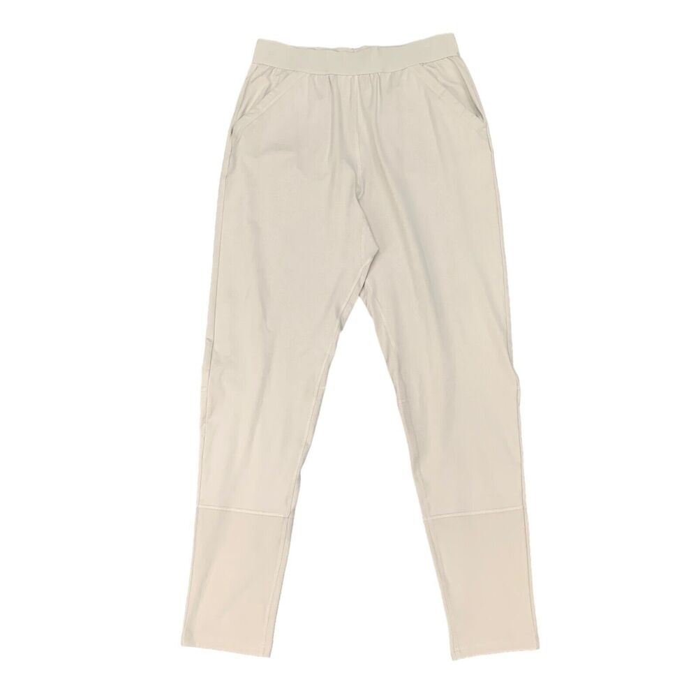 Gymshark Pants Womens L Large Ivory High Waisted Shaped Cuffs Pause Cosy Legging
